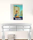 24" X 30" Hotel Sahara C1960S Las Vegas Vintage Travel Poster Wall Art