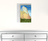 36" x 48" Zion National Park c1938 Vintage Travel Poster Wall Art