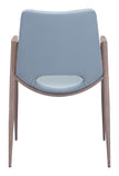 Set of Two Gray Retro Modern Funk Dining Chairs