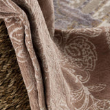 2’ x 10’ Beige Faded Tribal Motifs Runner Rug