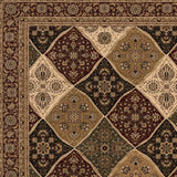 5’ x 8’ Red Decorative Diamonds Area Rug