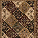 5’ x 8’ Red Decorative Diamonds Area Rug