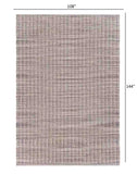 8’ x 10’ Brown and Beige Toned Jute Area Rug