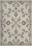 5' X 7' Light Blue Wool Hand Tufted Area Rug