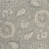 5' X 7' Gray Wool Hand Tufted Area Rug