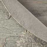 5' X 7' Gray Wool Hand Tufted Area Rug