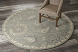 5' X 7' Gray Wool Hand Tufted Area Rug