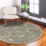 5' X 7' Gray Wool Hand Tufted Area Rug