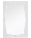 36" Clear Glass Framed Accent Mirror