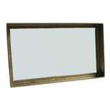 19" Gold Framed Accent Mirror