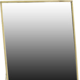 Jumbo Gold Metal Vanity Mirror