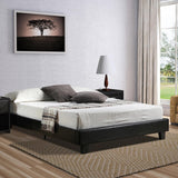 White Platform King Bed