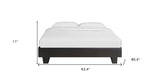 White Platform King Bed