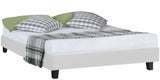 White Platform King Bed