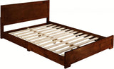 Black Wood King Platform Bed