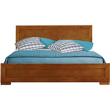 Black Wood King Platform Bed