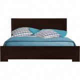 Black Wood King Platform Bed