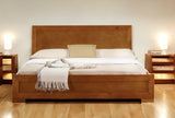 Cherry Wood Full Platform Bed