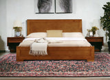 Cherry Wood Full Platform Bed