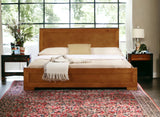 Cherry Wood Full Platform Bed