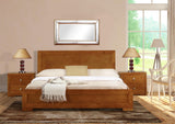 Cherry Wood Full Platform Bed