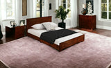 Cherry Wood Full Platform Bed