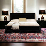 Cherry Wood Full Platform Bed