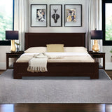 Cherry Wood Full Platform Bed