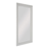 79" White Wood Framed Full Length Hanging Mirror