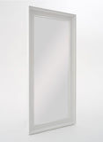 79" White Wood Framed Full Length Hanging Mirror