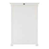 Classic White Two Level Storage Cabinet