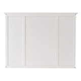 71" White Dining Hutch With Twelve Shelves And Three Drawers