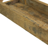 Jumbo Rectangular Wooden Block Serving Tray