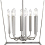 Kennedy 8-Light Satin Nickel Pendant