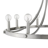 Sawyer 8-Light Satin Nickel Chandelier