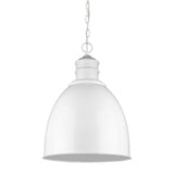 Colby 1-Light White Pendant