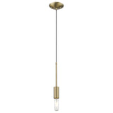 Dull Gold Mini Pendant Hanging Light