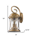 Lincoln 3-Light Antique Brass Wall Light