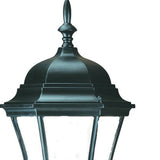 Matte Black Ornamental Carousel Lantern Wall Light
