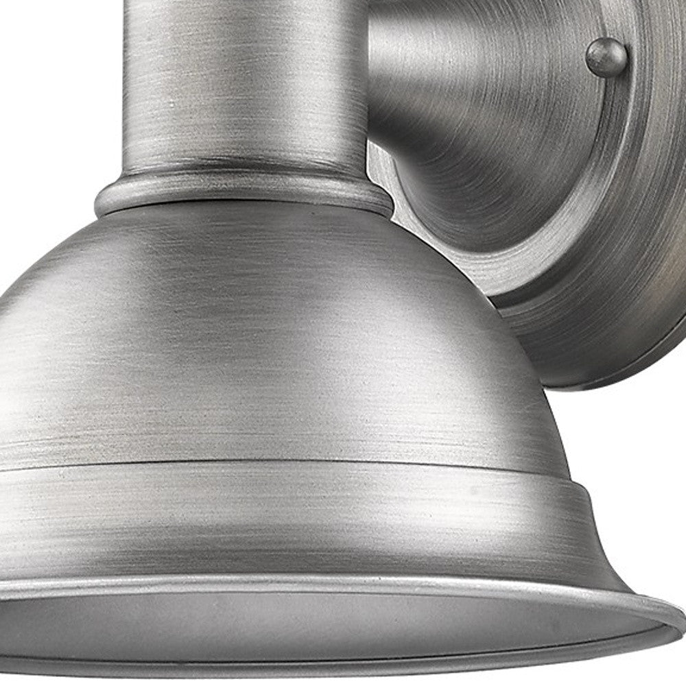 Brushed Silver Aluminum Wall Sconce