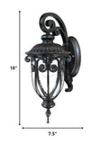 Dark Brown Hanging Goblet Wall Light