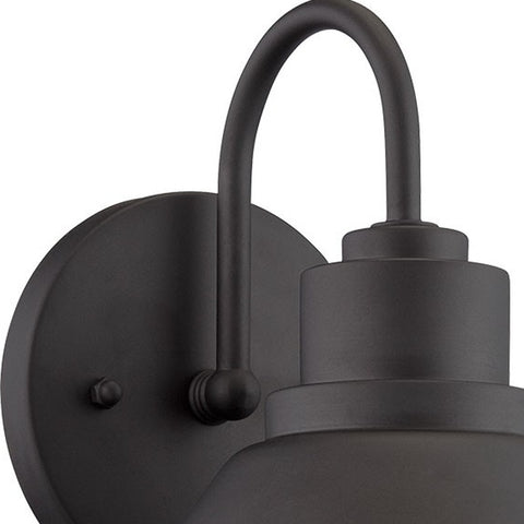 Matte Black Lamp Shade Wall Light