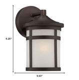 Bronze Hanging Lantern Shape Wall Light