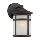 Matte Black Hanging Lantern Shape Wall Light