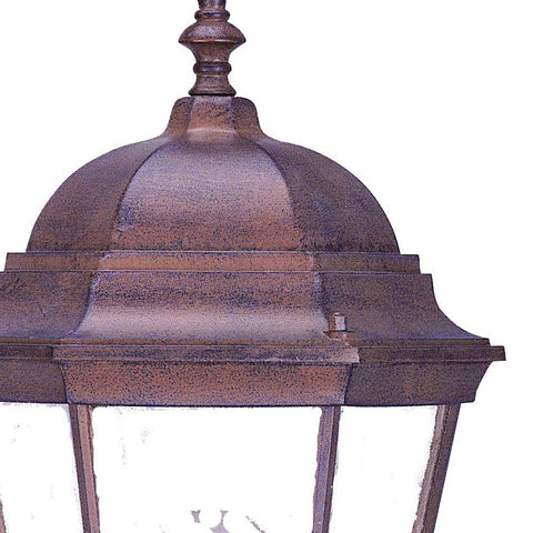 Dark Brown Swing Arm Lantern Wall Light