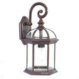 Dark Brown Eastern Lantern Wall Light