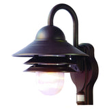 Antiqued Bronze Motion Sensor Outdoor Wall Light