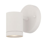 White LED One Light Outdoor Can Shape Wall Sconce