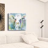 Watercolor Cow Unframed Print Wall Art