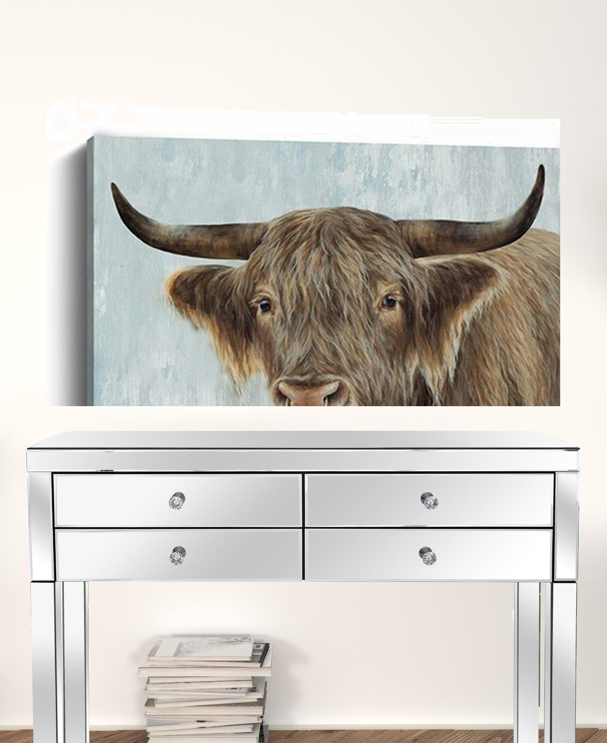 24" x 18" Bold No Bull Canvas Wall Art